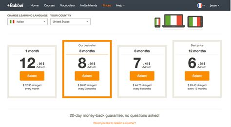 Price Comparison. Let’s start this article off by discussing pricing, as cost is always important. Babbel has a few different subscription plans, ranging from around $7 to $14 per month, depending on which option you choose.. Or you can purchase a lifetime pass to Babbel, which includes access to all of their languages for around $200-300.